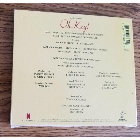 George & Ira Gershwin Oh Kay! CD Conducted By Eric Stern 15063-DW - Picture 2 of 2